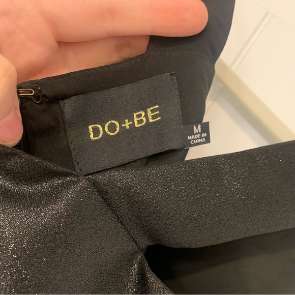 DO & BE Black Shimmer Mini Dress - Picture 6 of 12